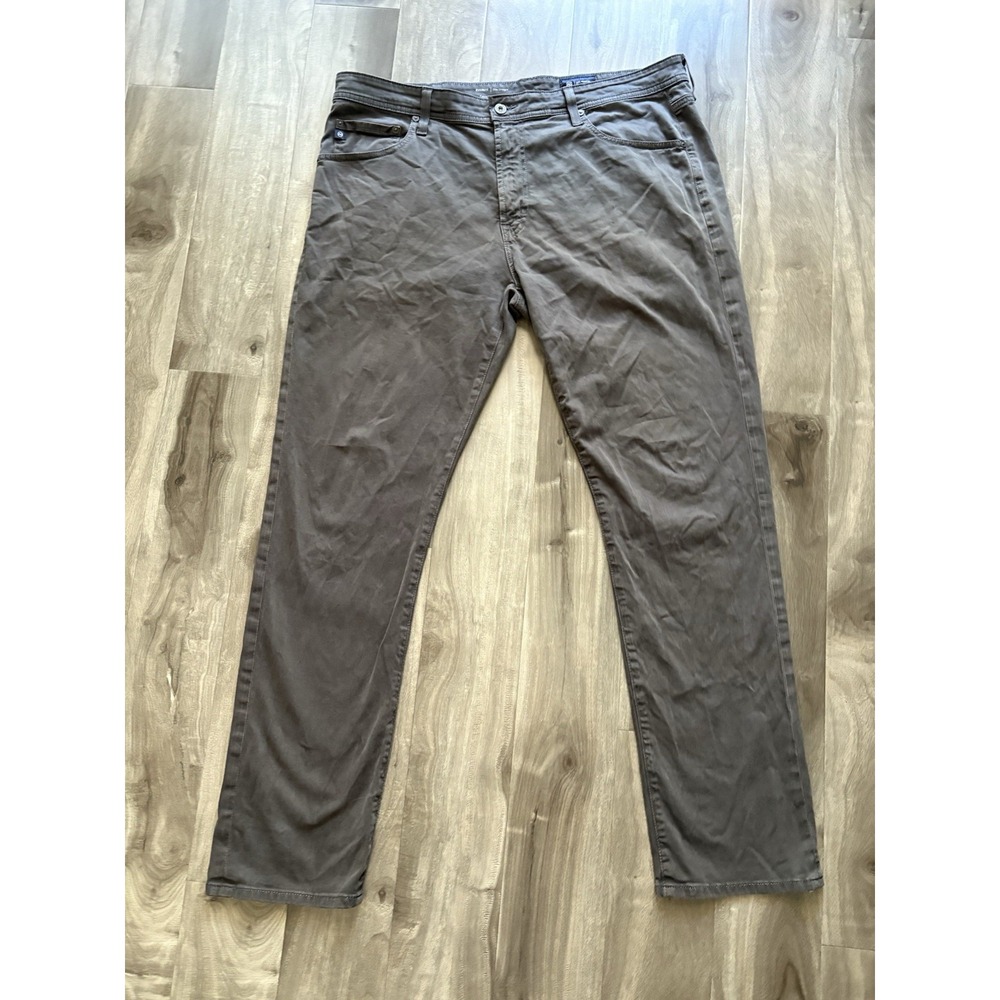 AG Jeans Adriano Goldschmied Pants Mens 38x32* Gray Everett Slim Straight Casual